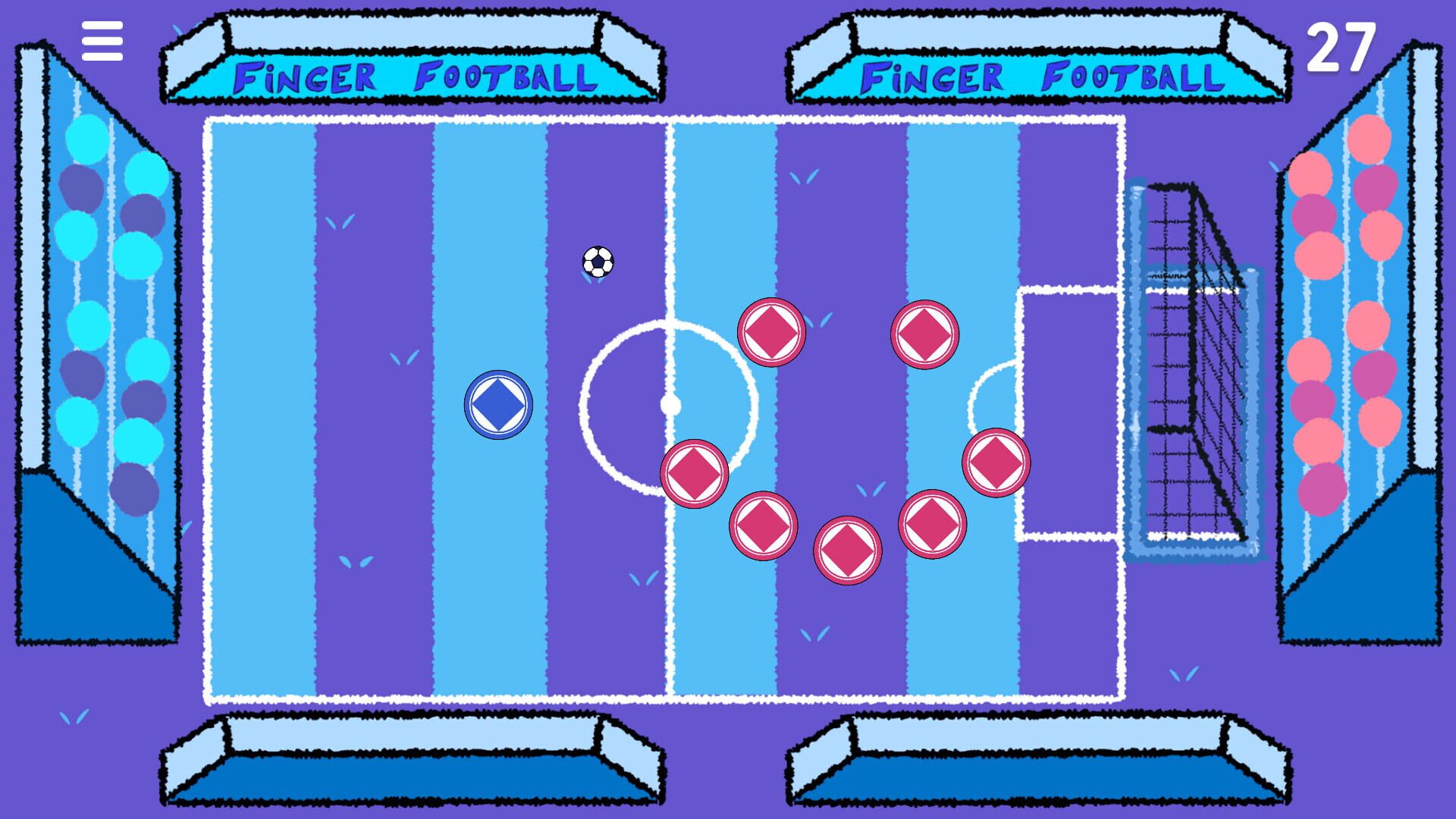 Screenshot for Finger Football: Goal in One