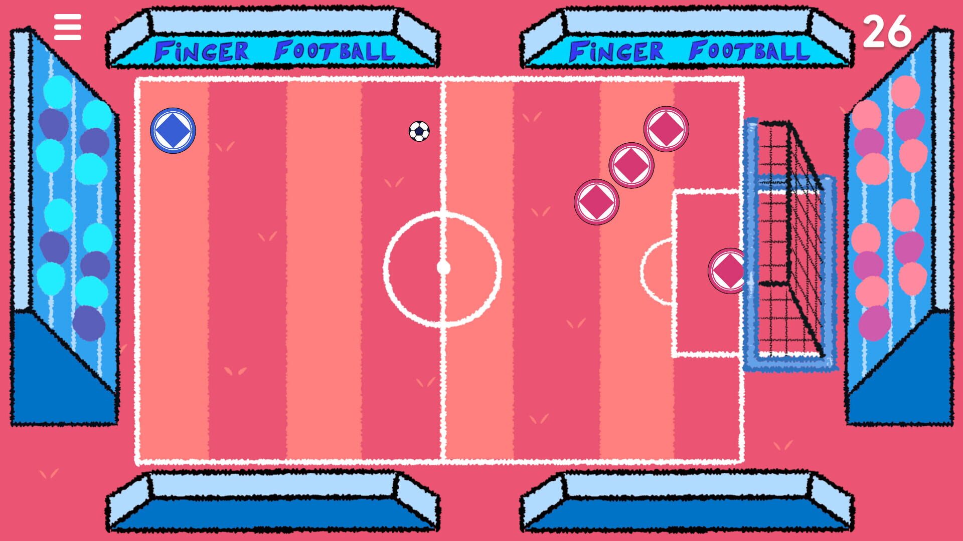 Screenshot for Finger Football: Goal in One