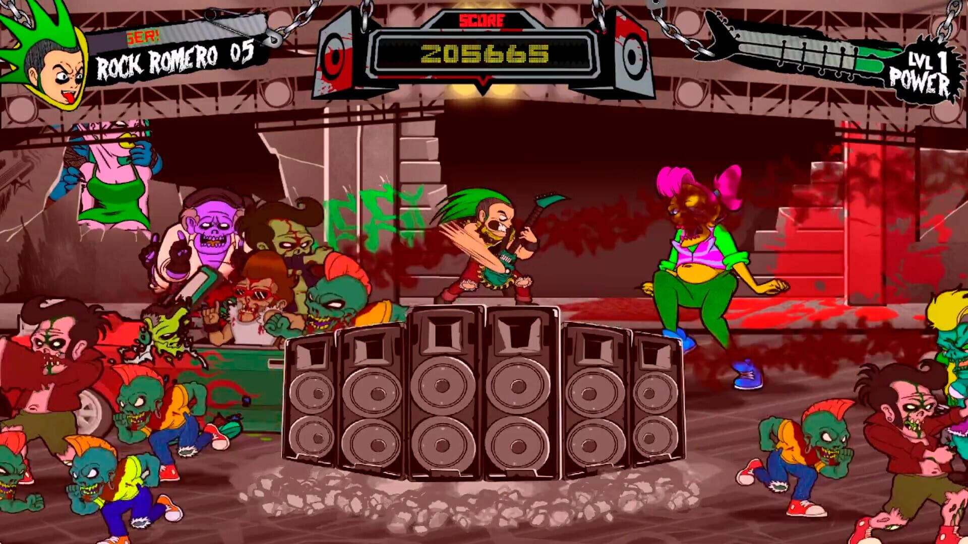 Screenshot for Zombi Rockstar