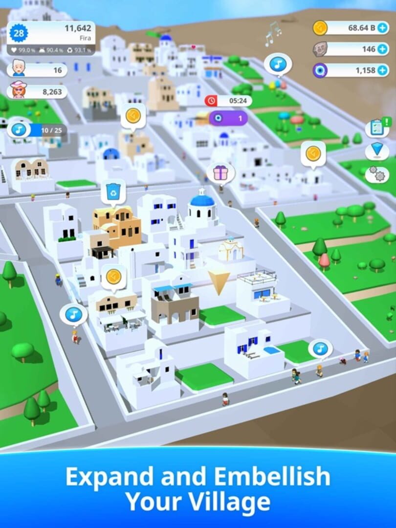 Screenshot for Santorini: Pocket Game