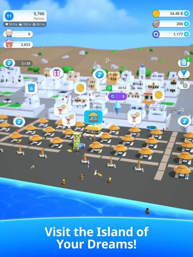 Screenshot for Santorini: Pocket Game