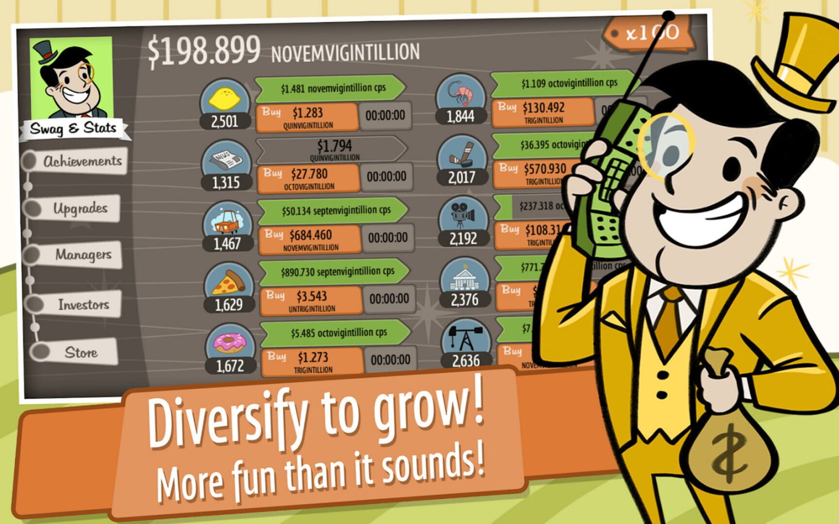 Screenshot for AdVenture Capitalist