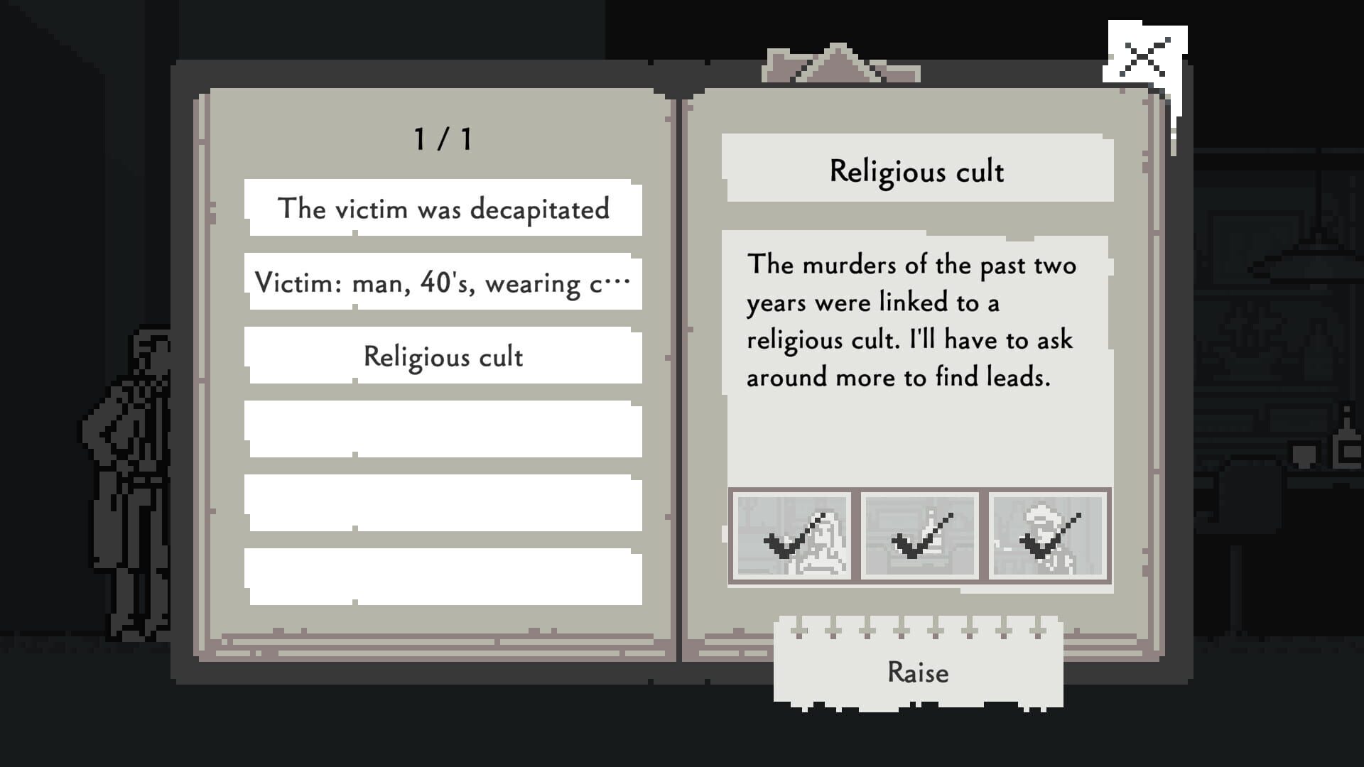 Screenshot for Makoto Wakaido's Case Files: Trilogy Deluxe