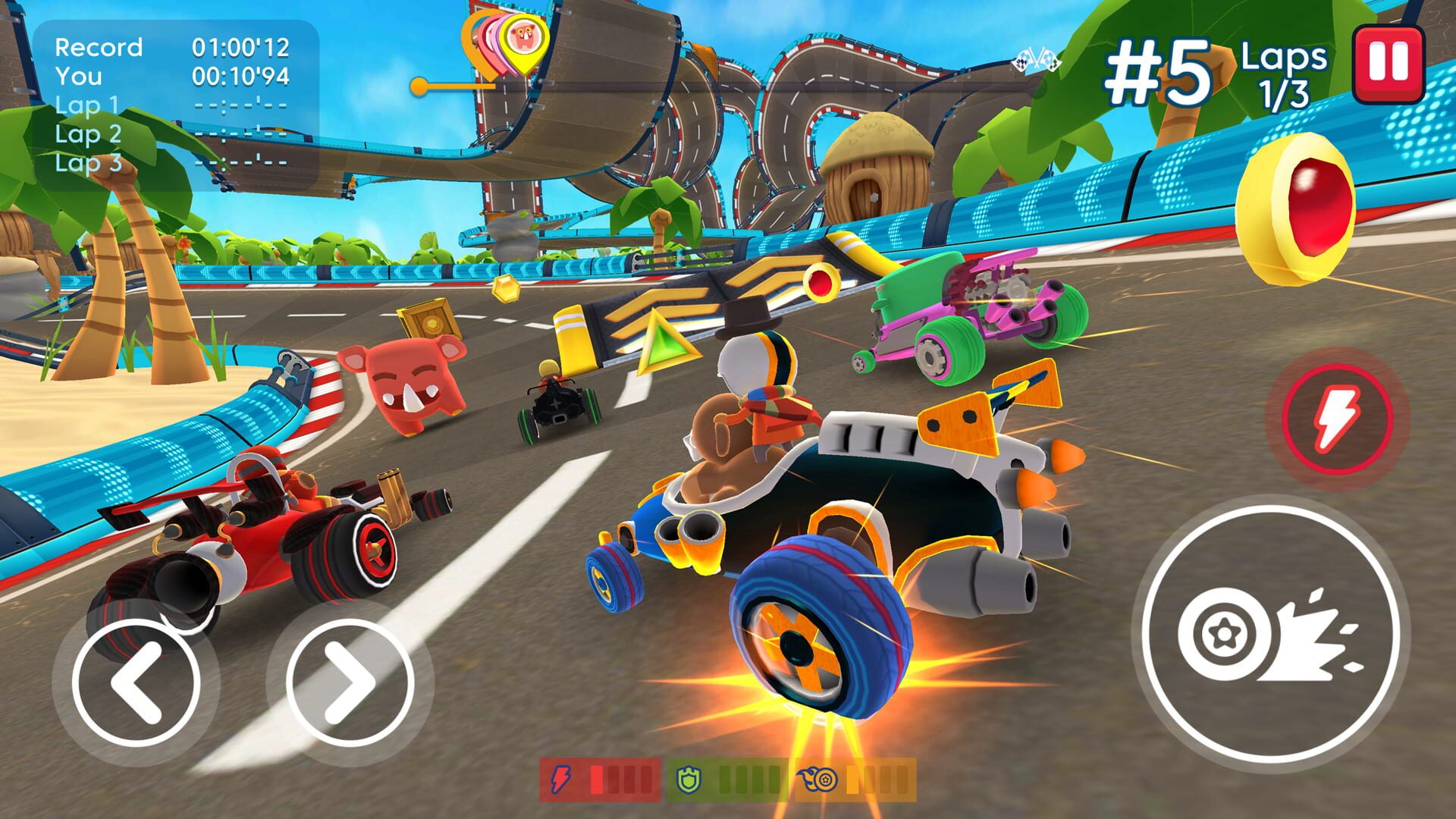 Screenshot for Starlit On Wheels: Super Kart
