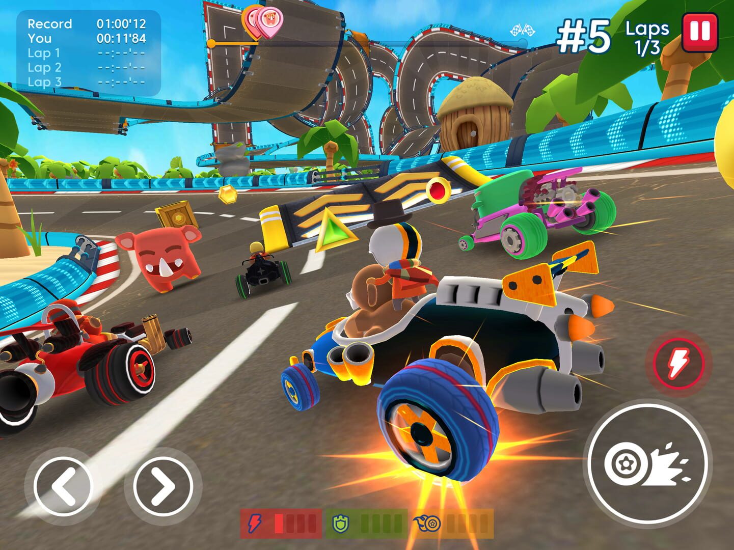Screenshot for Starlit On Wheels: Super Kart