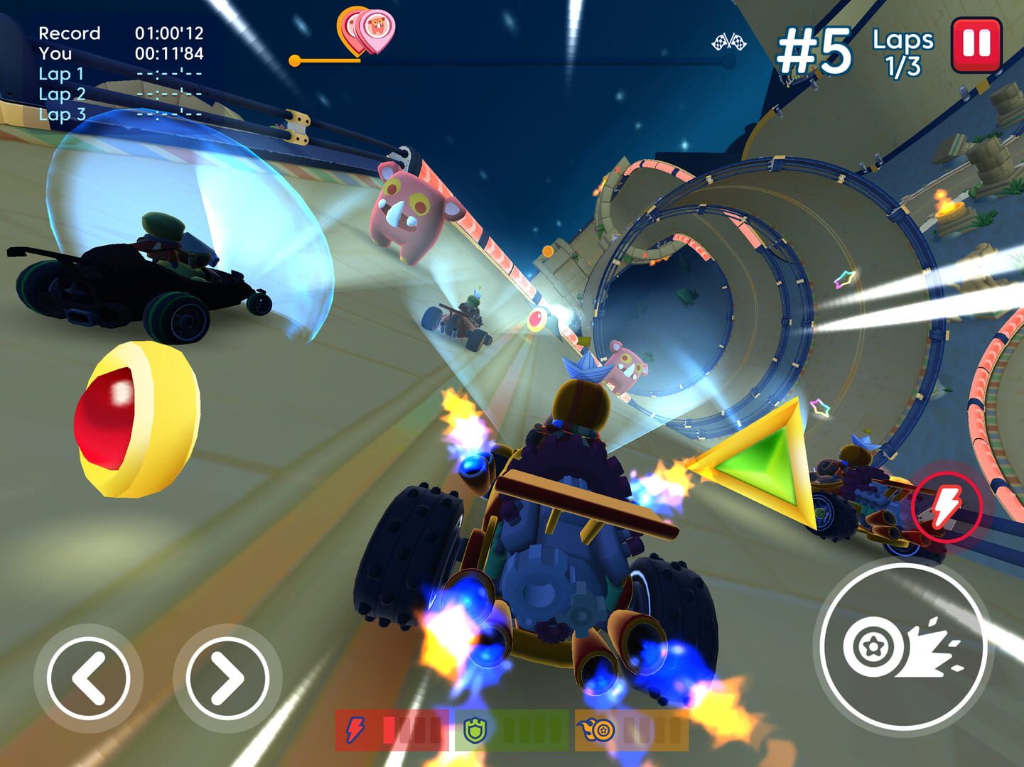 Screenshot for Starlit On Wheels: Super Kart