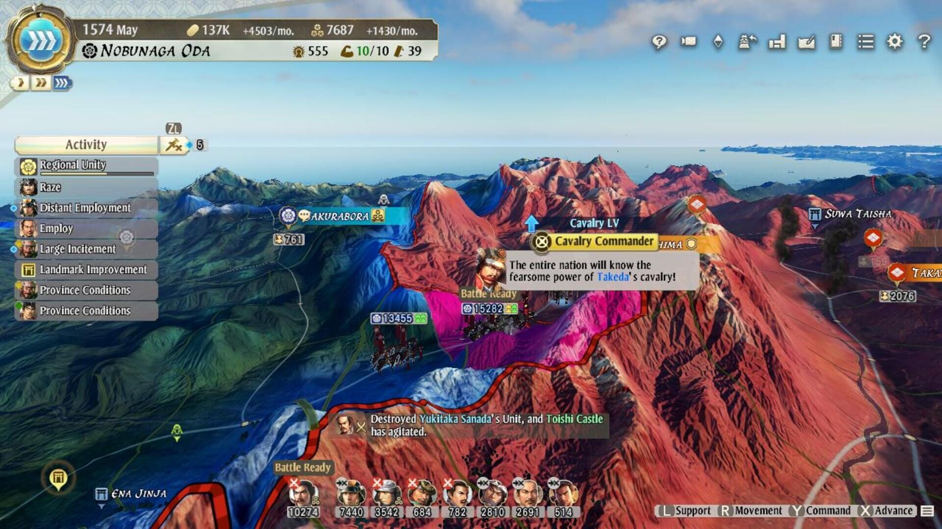 Screenshot for Nobunaga's Ambition: Awakening