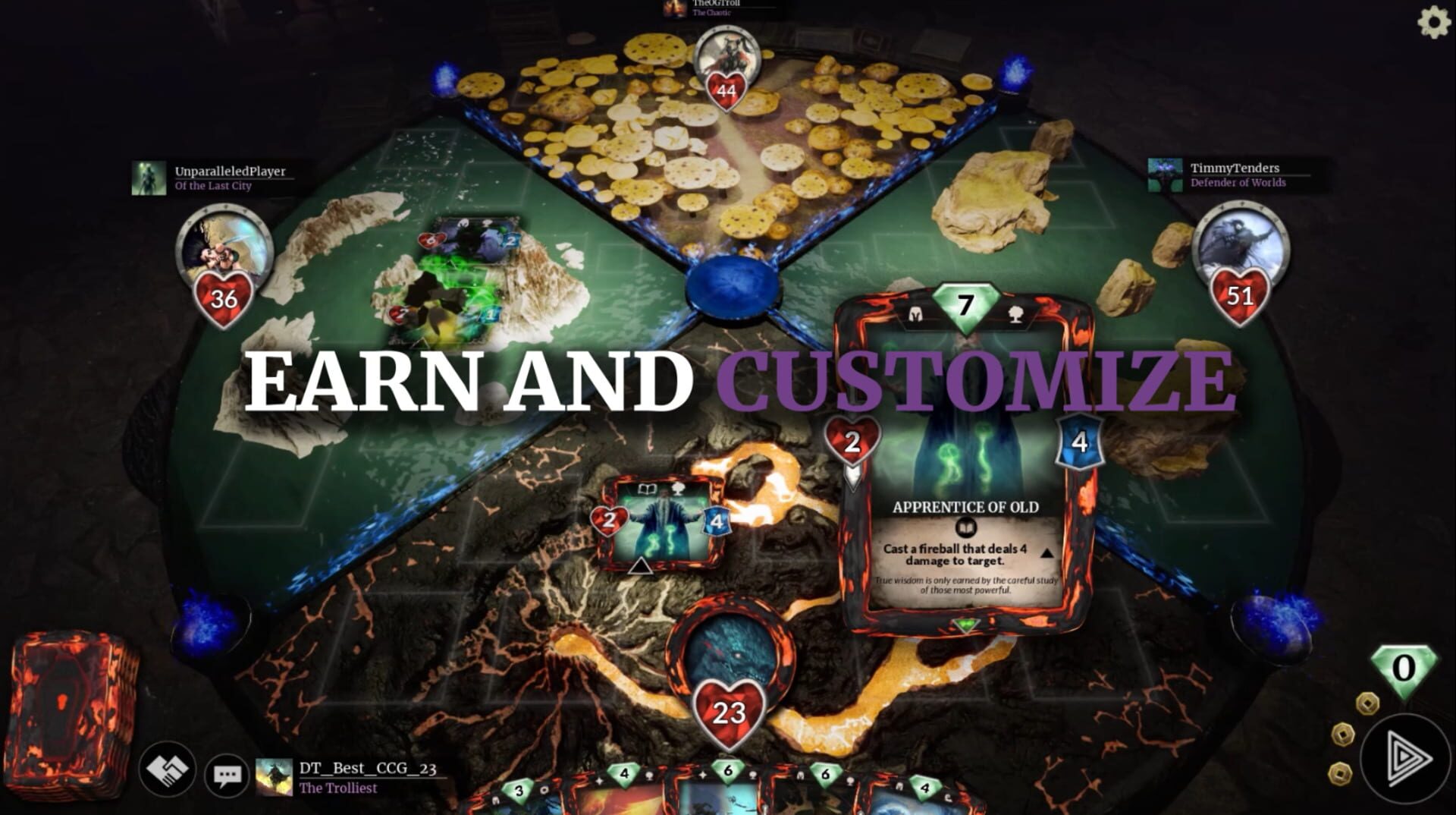 Screenshot for Dark Table CCG