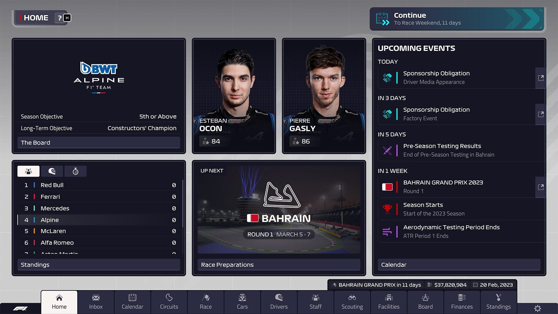 Screenshot for F1 Manager 2023