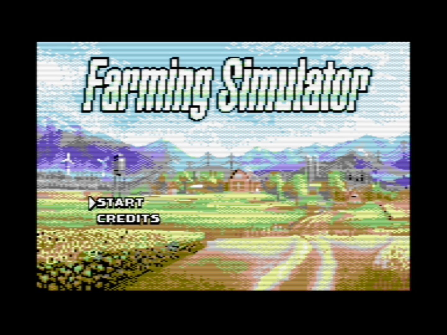 Screenshot for Farming Simulator C64 Edition