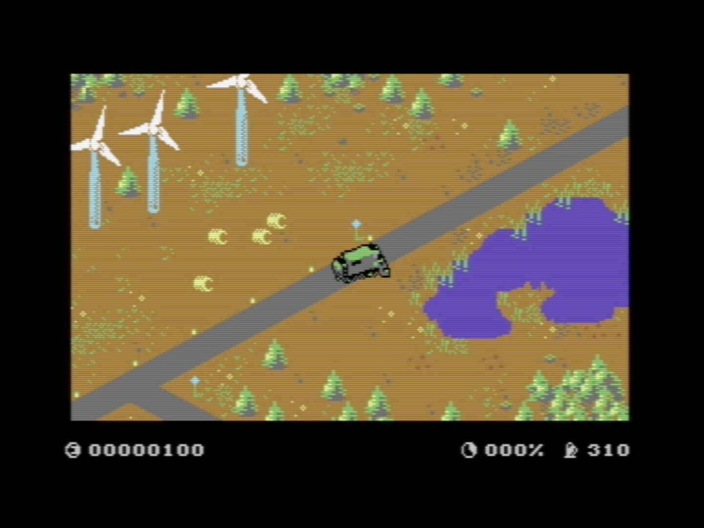 Screenshot for Farming Simulator C64 Edition