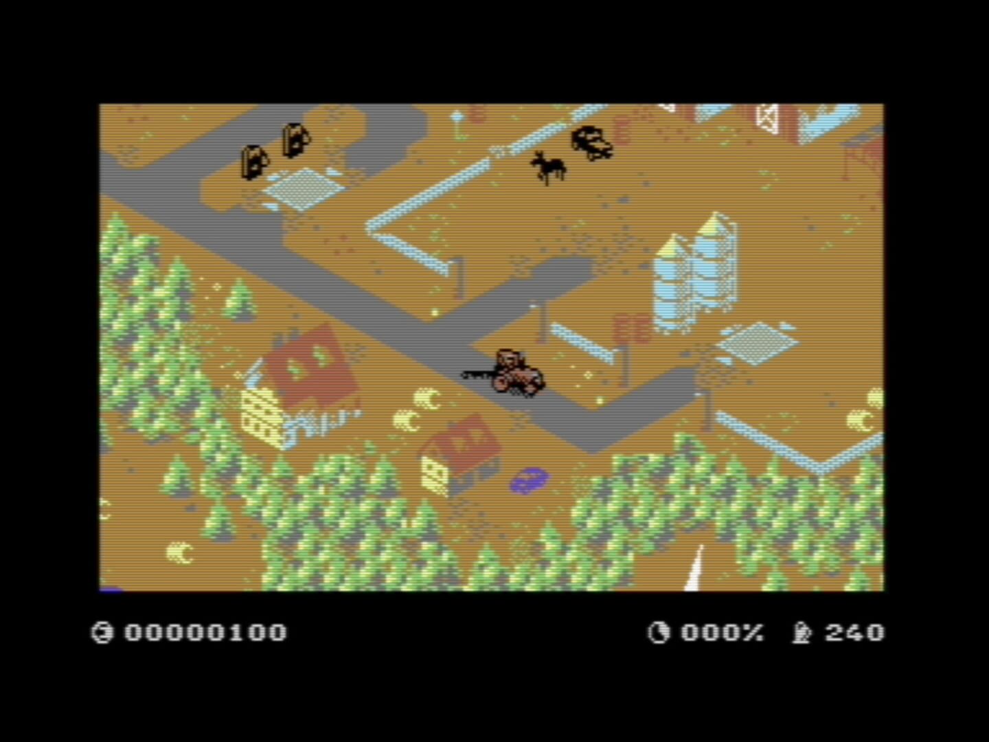 Screenshot for Farming Simulator C64 Edition
