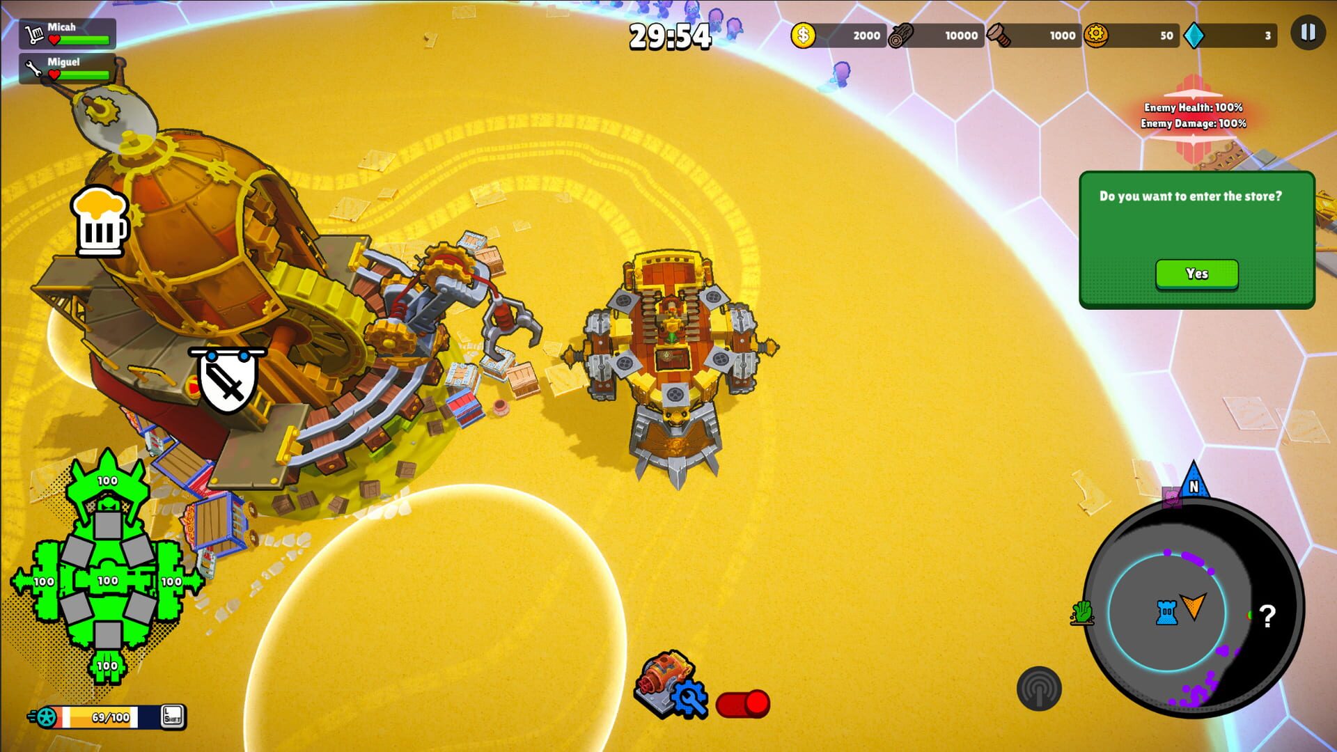 Screenshot for Zombie Rollerz: The Last Ship