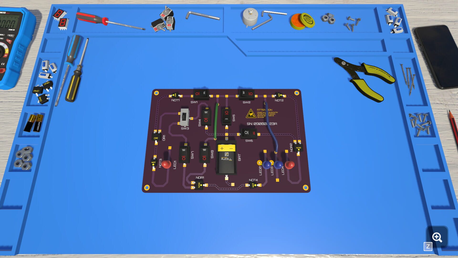 Screenshot for Electronics Puzzle Lab