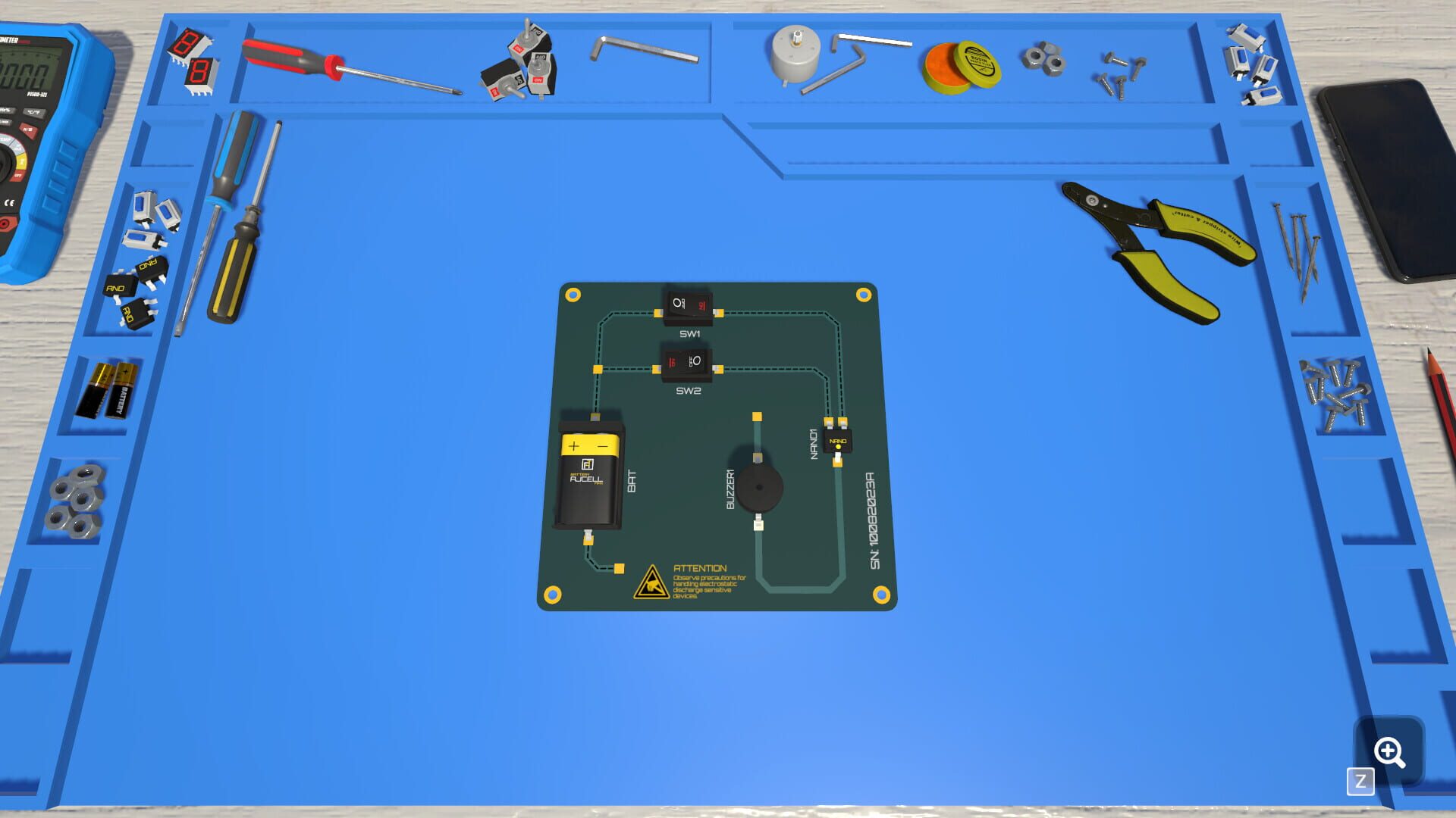 Screenshot for Electronics Puzzle Lab
