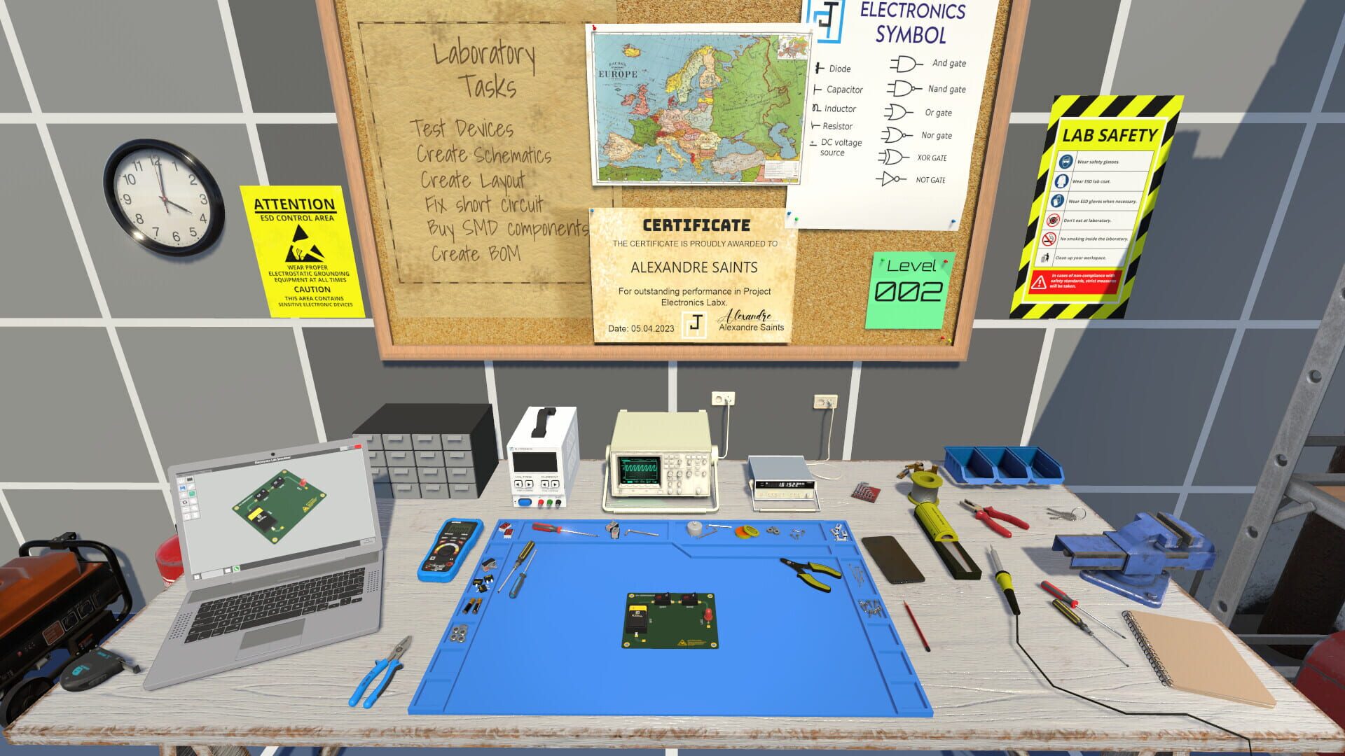 Screenshot for Electronics Puzzle Lab