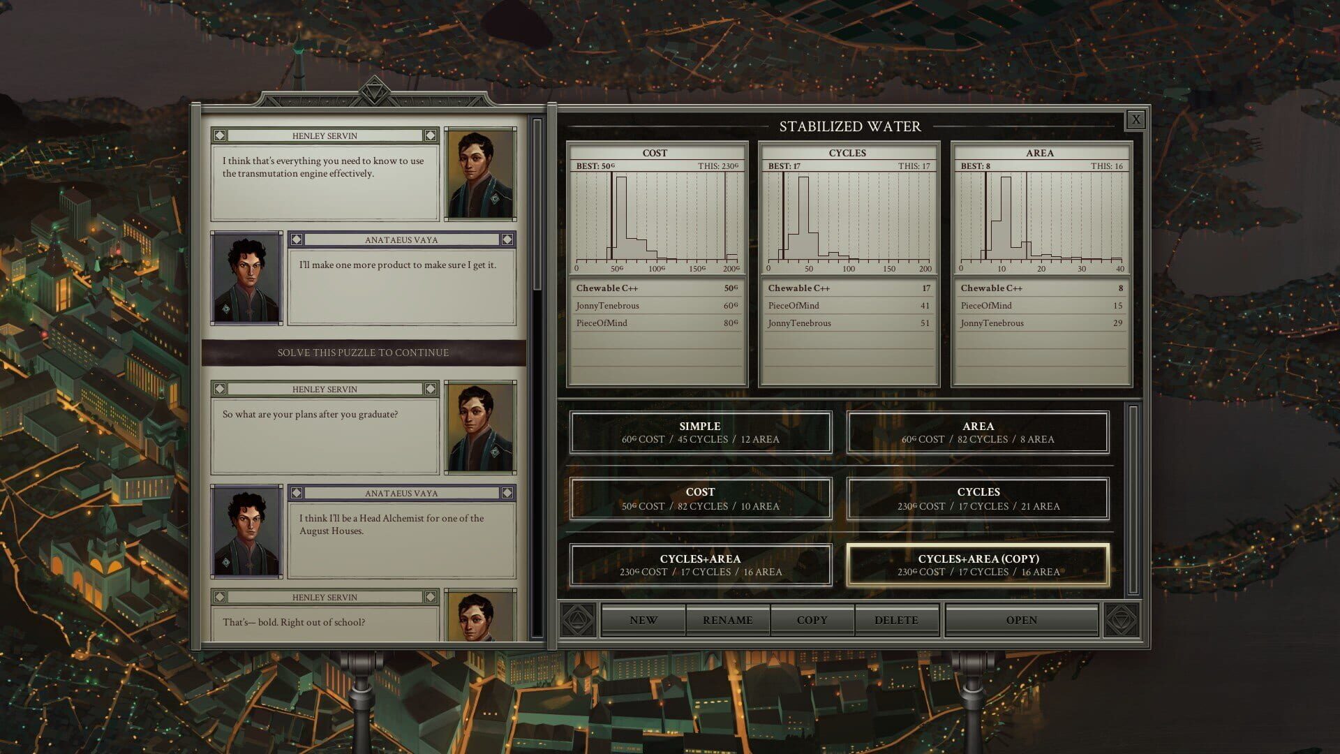 Screenshot for Opus Magnum