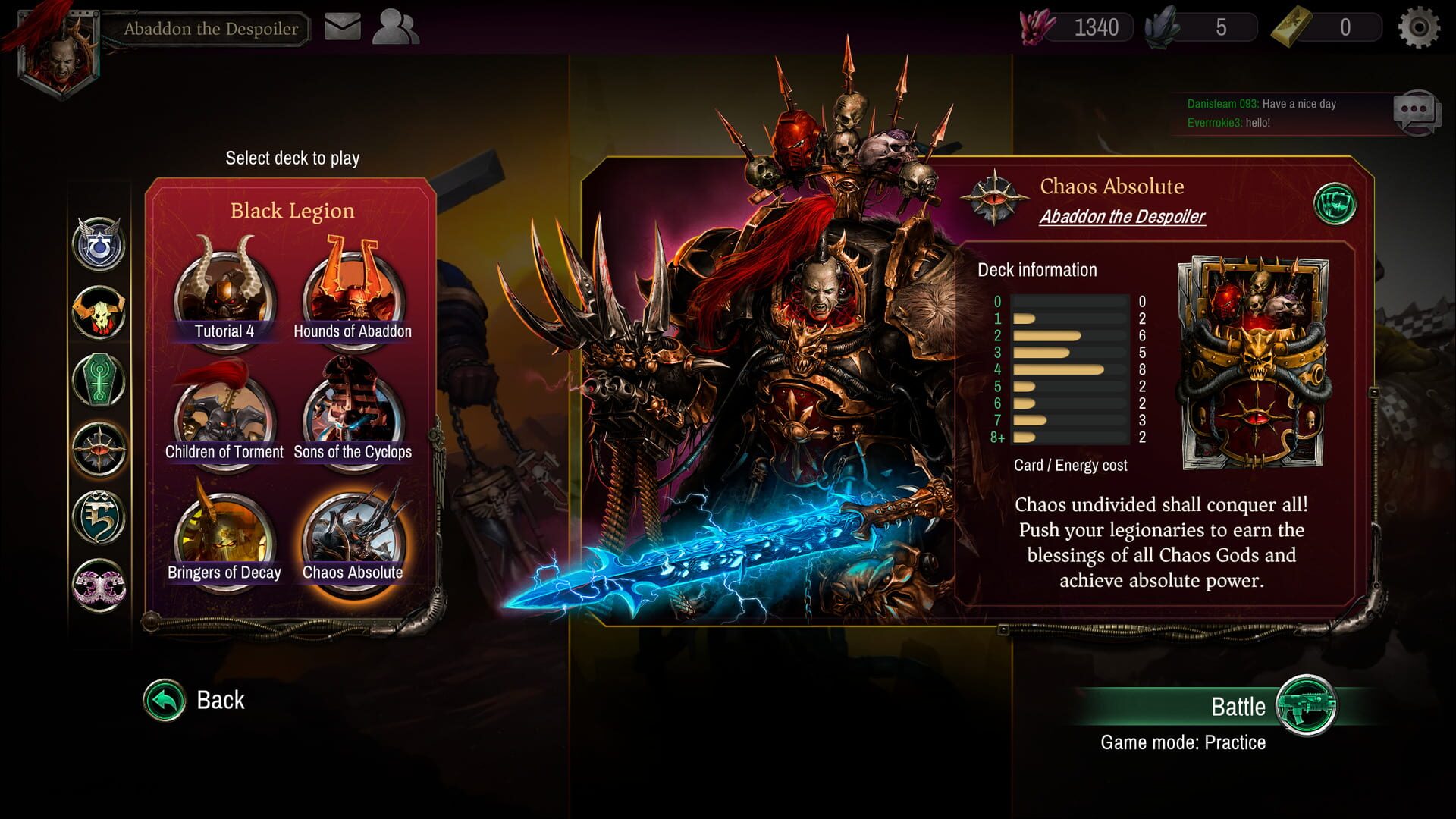 Screenshot for Warhammer 40,000: Warpforge