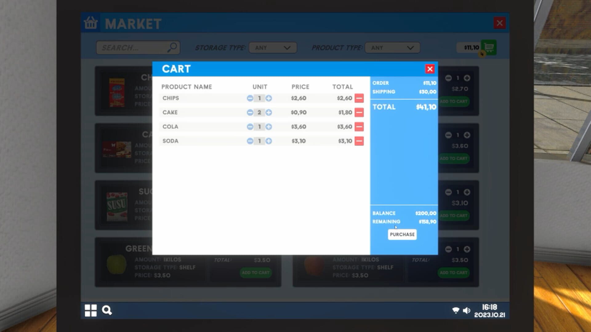 Screenshot for Supermarket Simulator