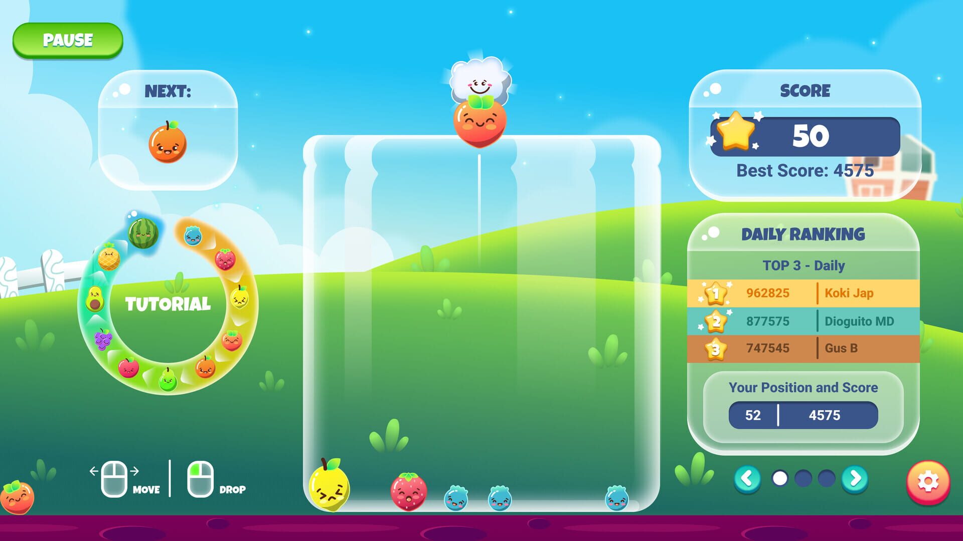 Screenshot for Watermelon Suika Game