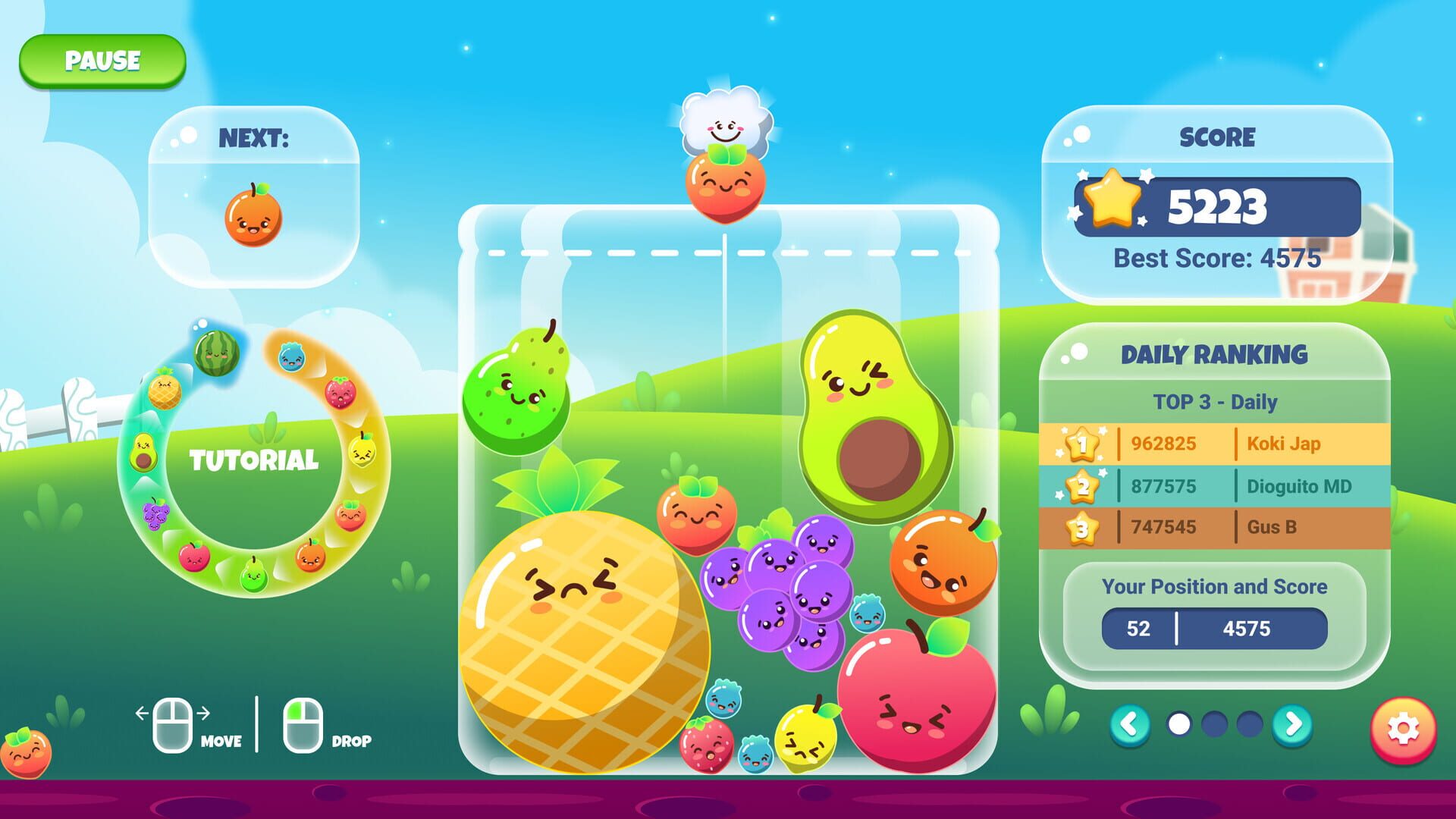 Screenshot for Watermelon Suika Game