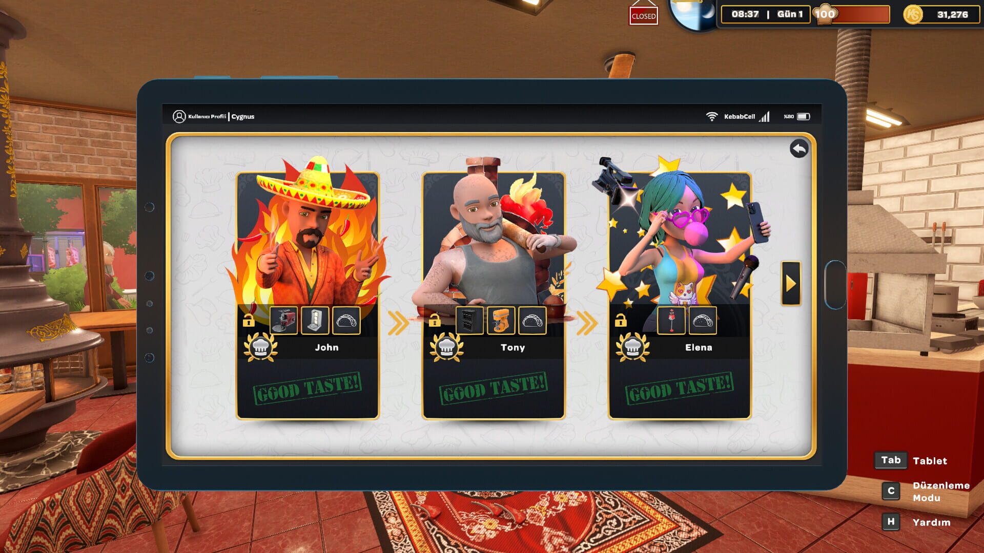 Screenshot for Kebab Chefs!: Restaurant Simulator