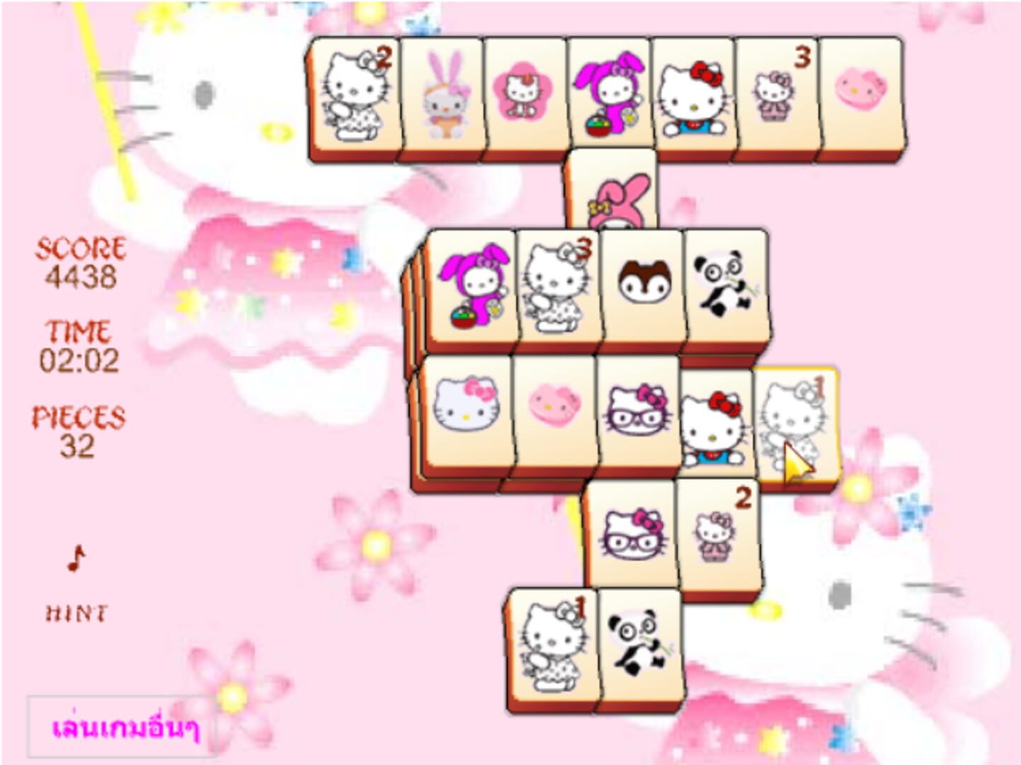 Screenshot for Hello Kitty Mahjong