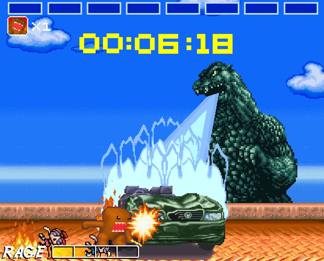 Screenshot for Domo-kun Angry Smashfest!