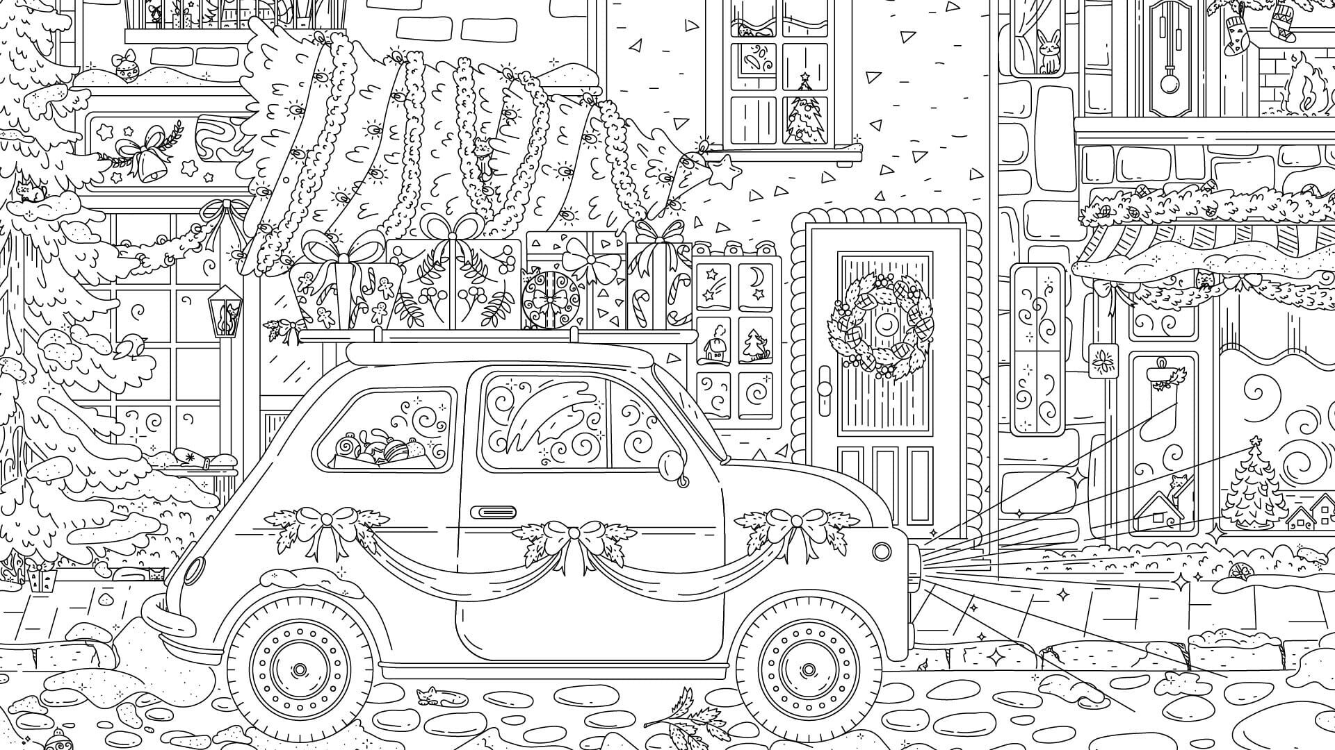 Screenshot for Travellin Cats in Christmas