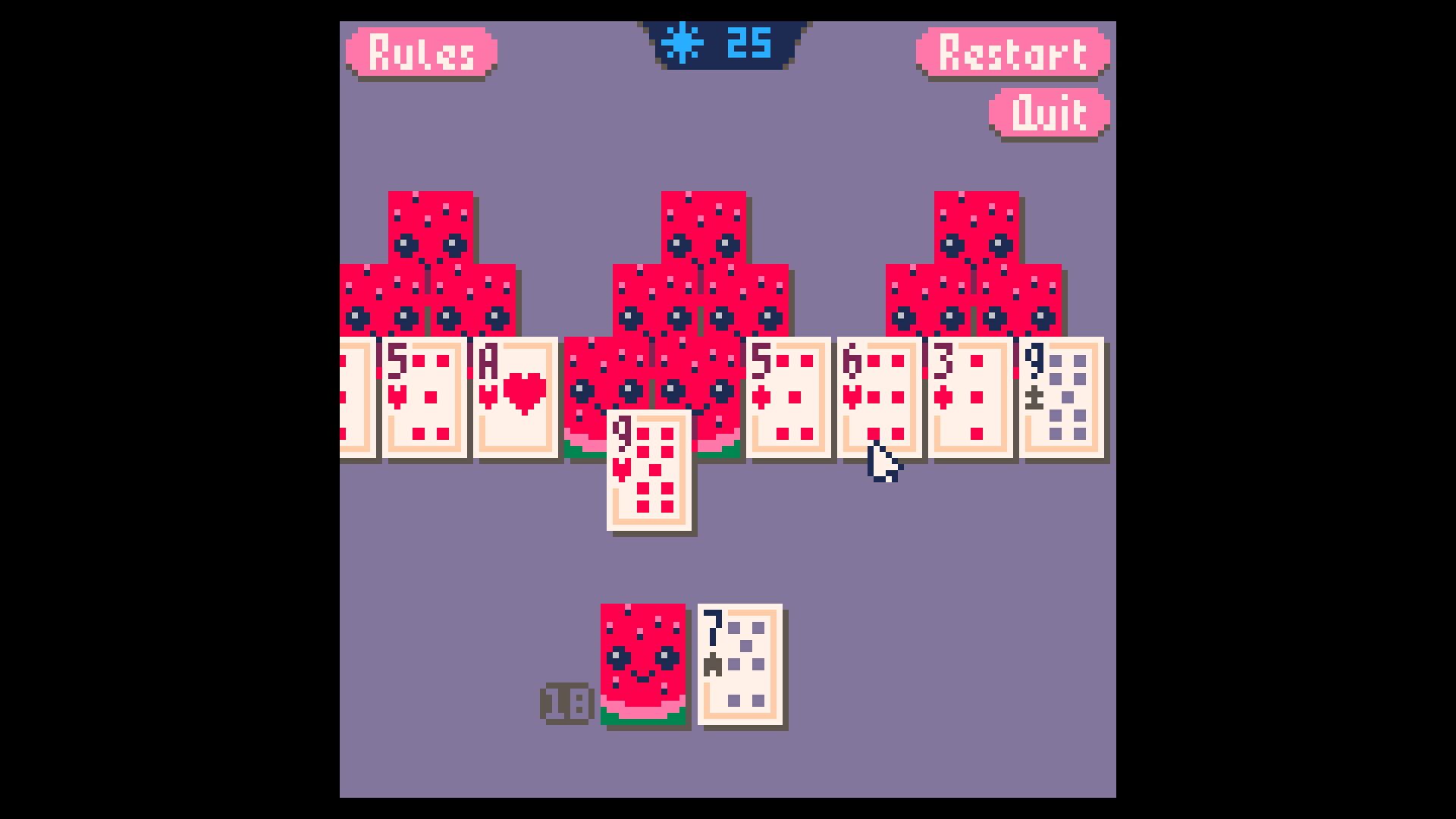 Screenshot for Sunset Solitaire