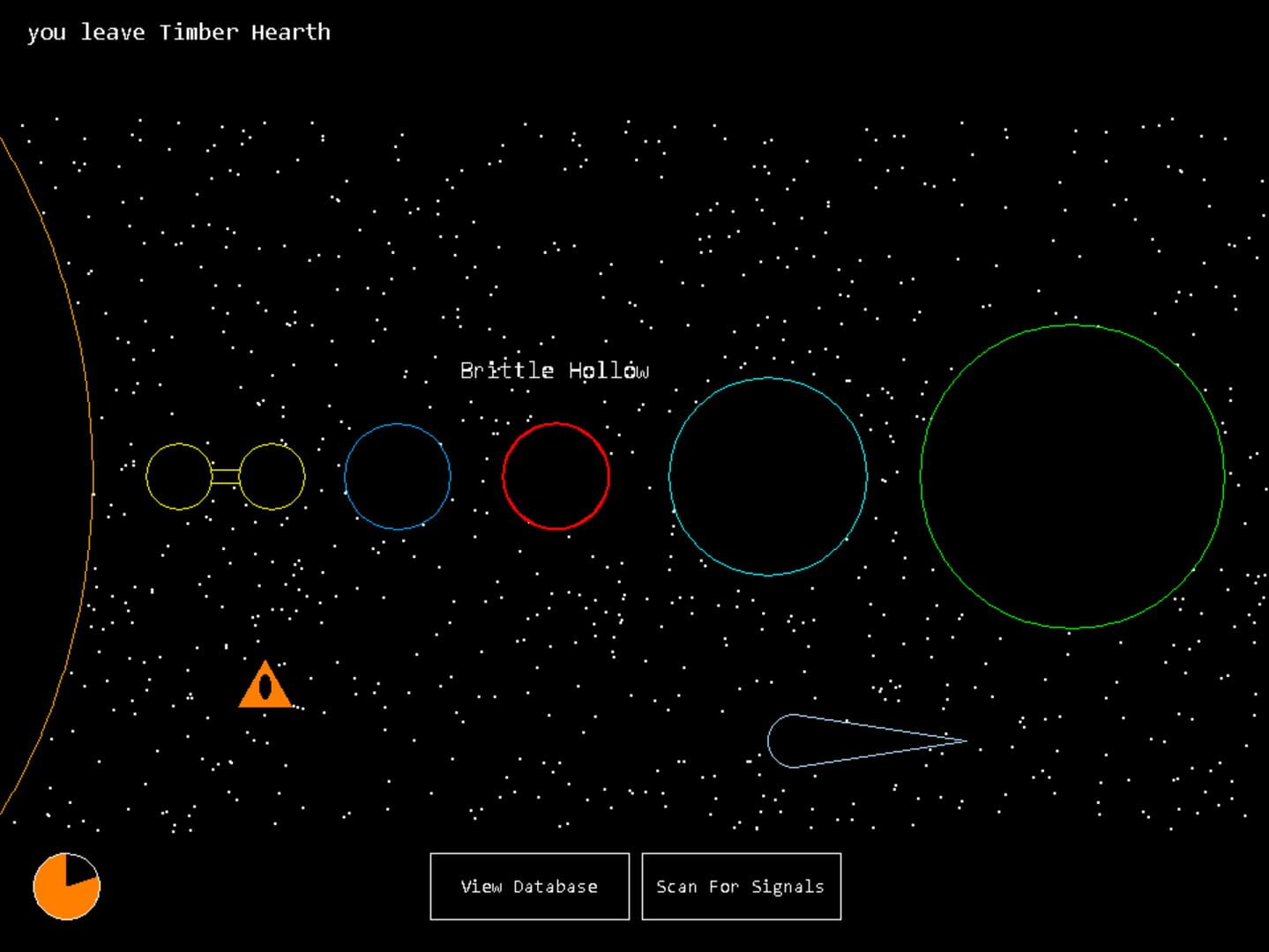 Screenshot for ​Outer Wilds: A Thrilling Graphical Text Adventure