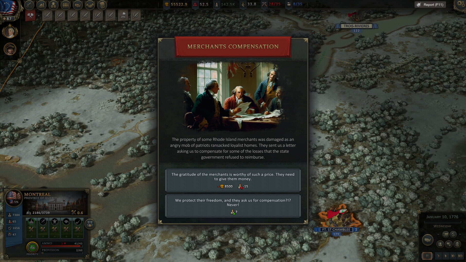 Screenshot for Ultimate General: American Revolution