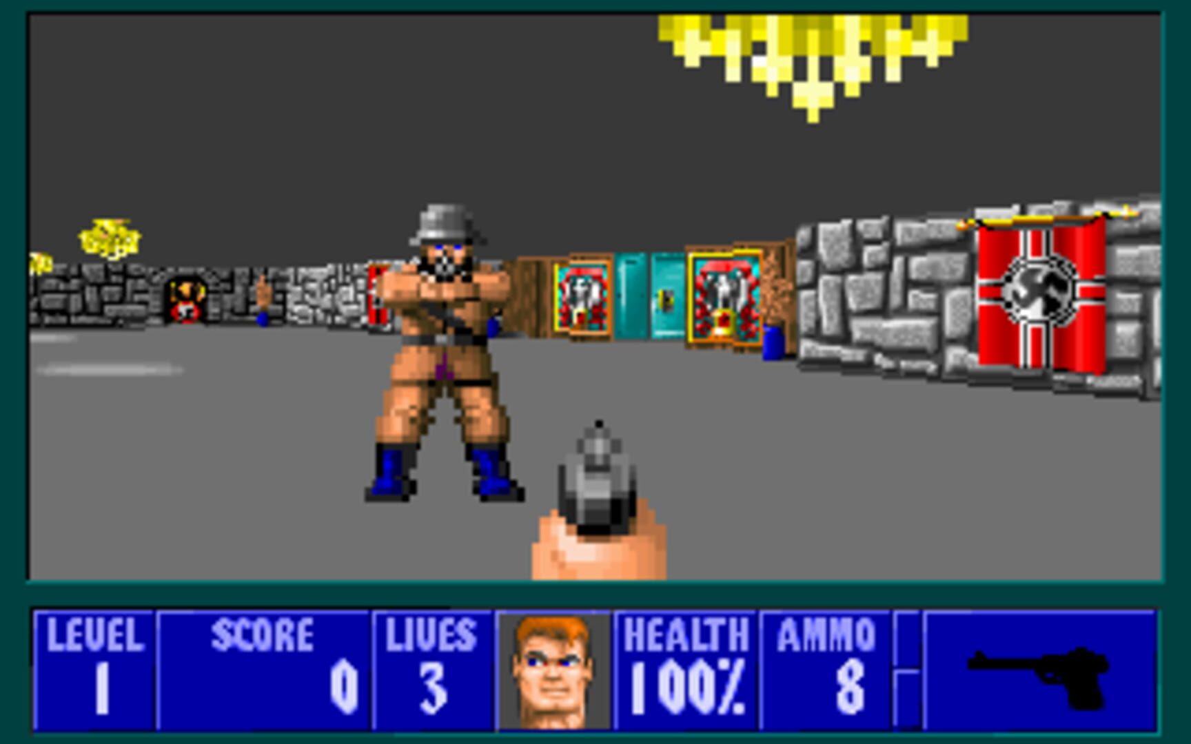 Screenshot for Wolfenstein 3D