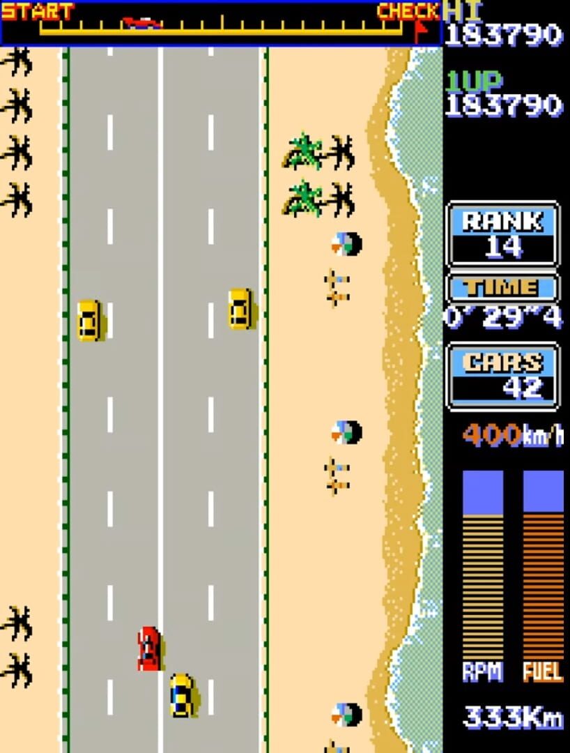Screenshot for Road Fighter