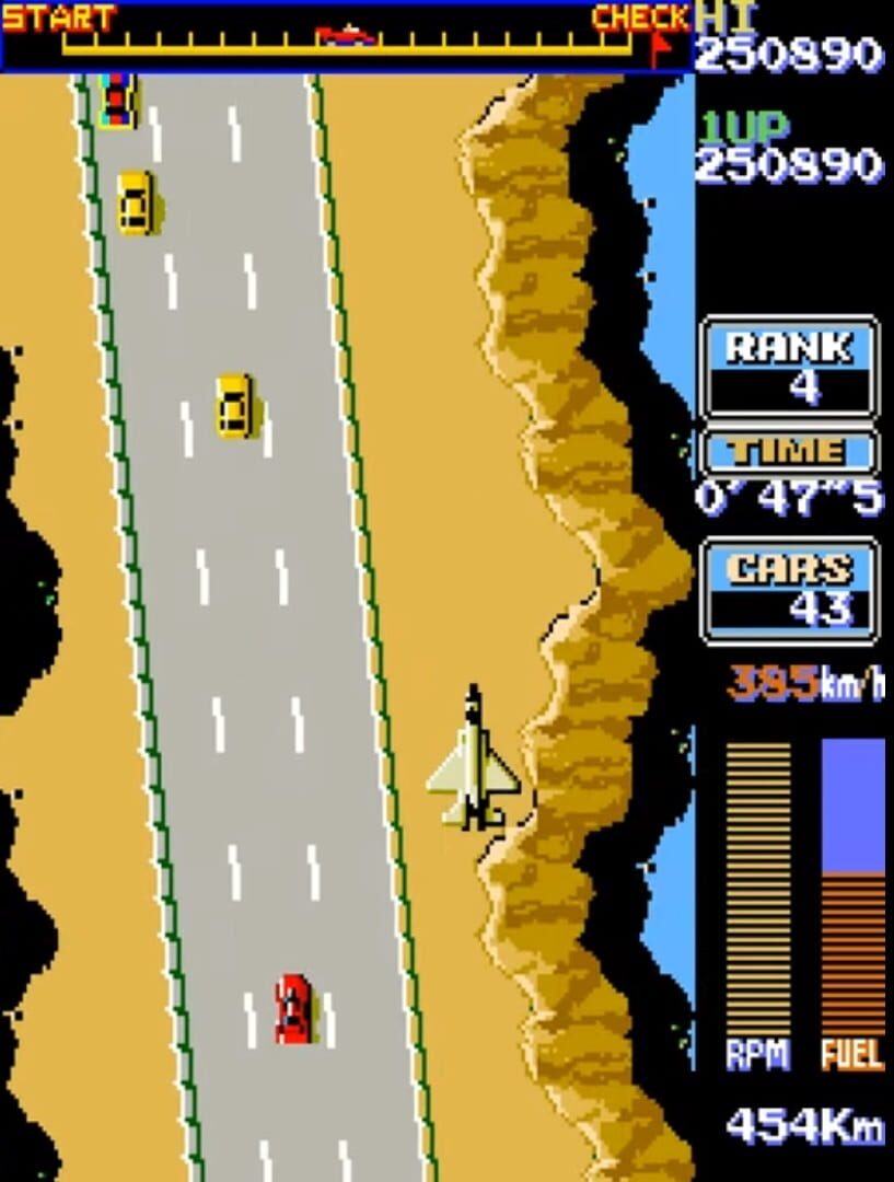 Screenshot for Road Fighter