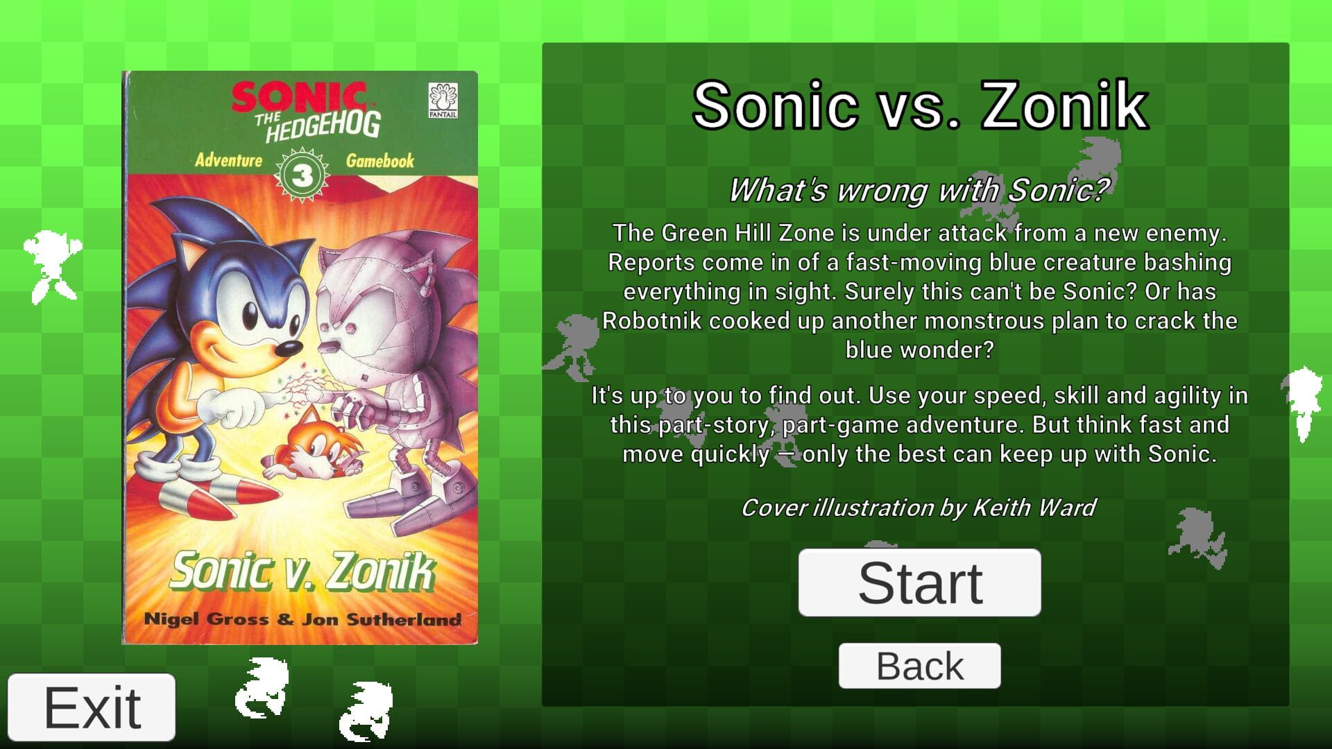 Screenshot for Sonic Gamebook Origins