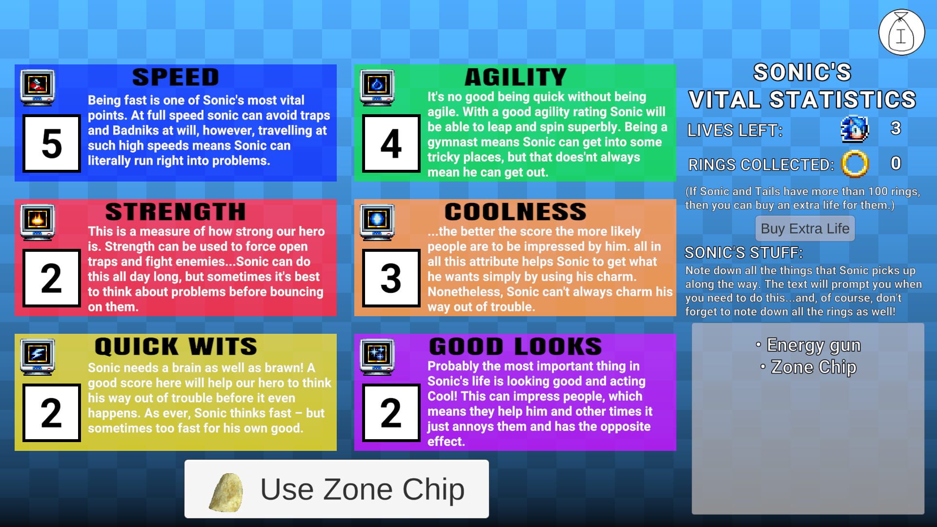 Screenshot for Sonic Gamebook Origins