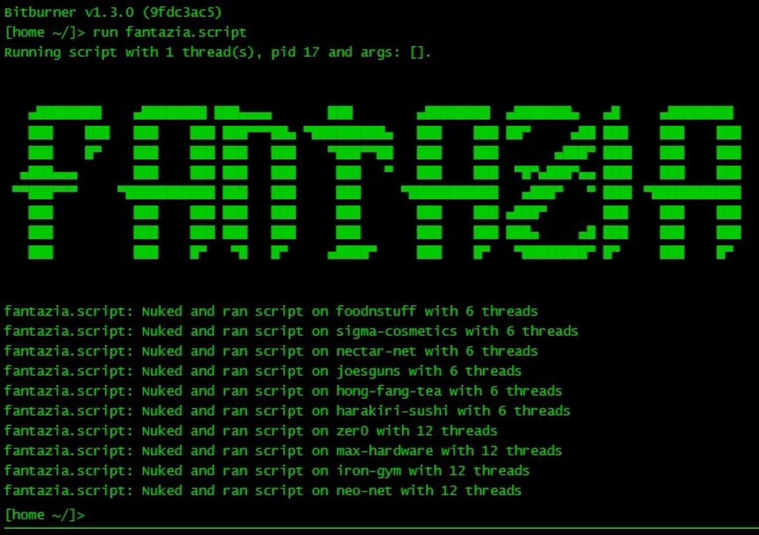 Screenshot for Bitburner