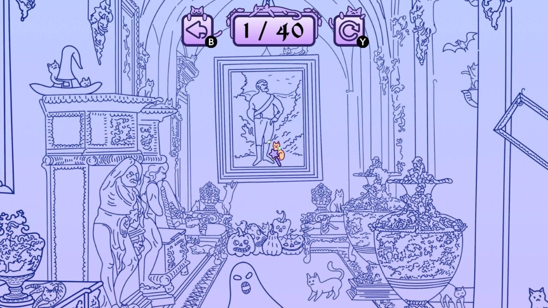 Screenshot for Cats Hidden in Spooky Places