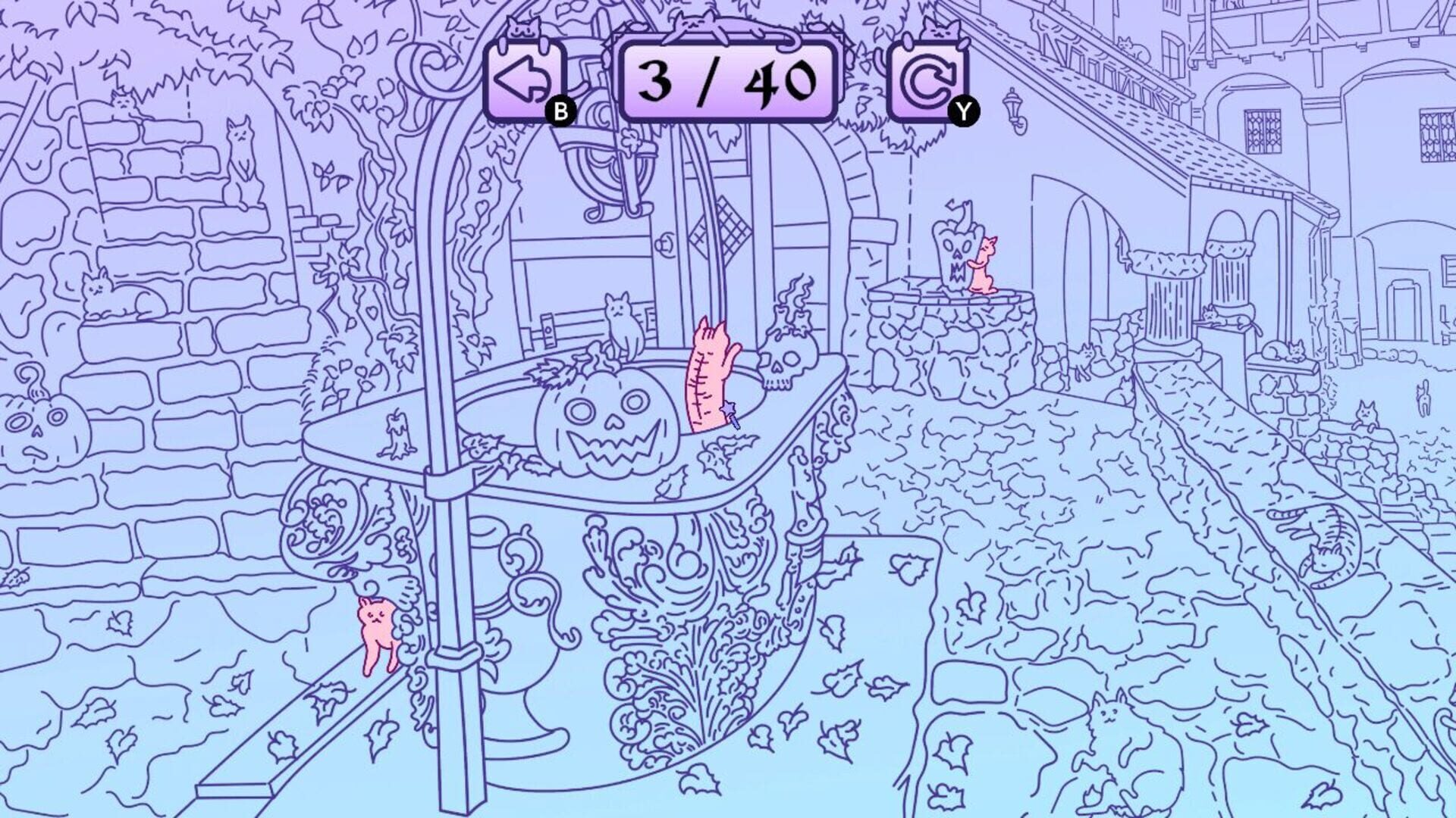 Screenshot for Cats Hidden in Spooky Places