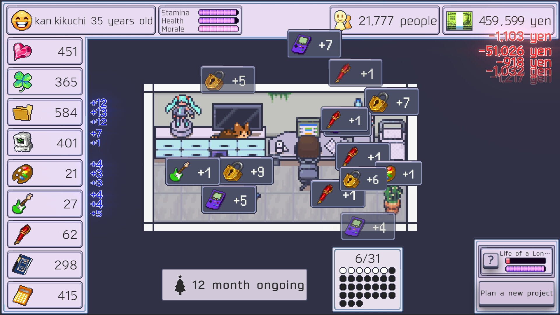 Screenshot for Life of a Lonely Indie Game Developer