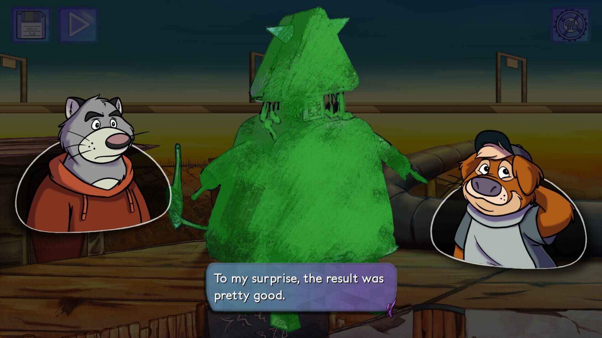 Screenshot for Brok: Natal Tail, A New Christmas