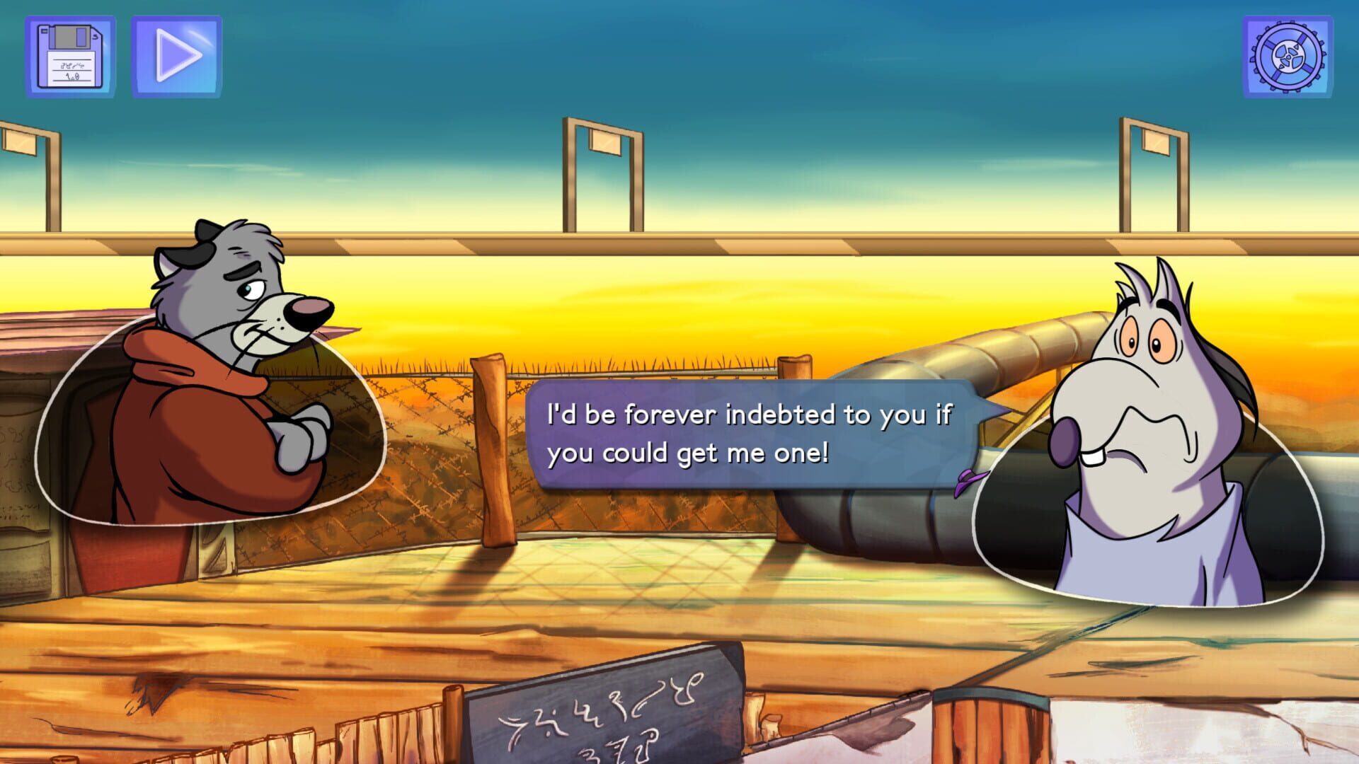 Screenshot for Brok: Natal Tail, A New Christmas