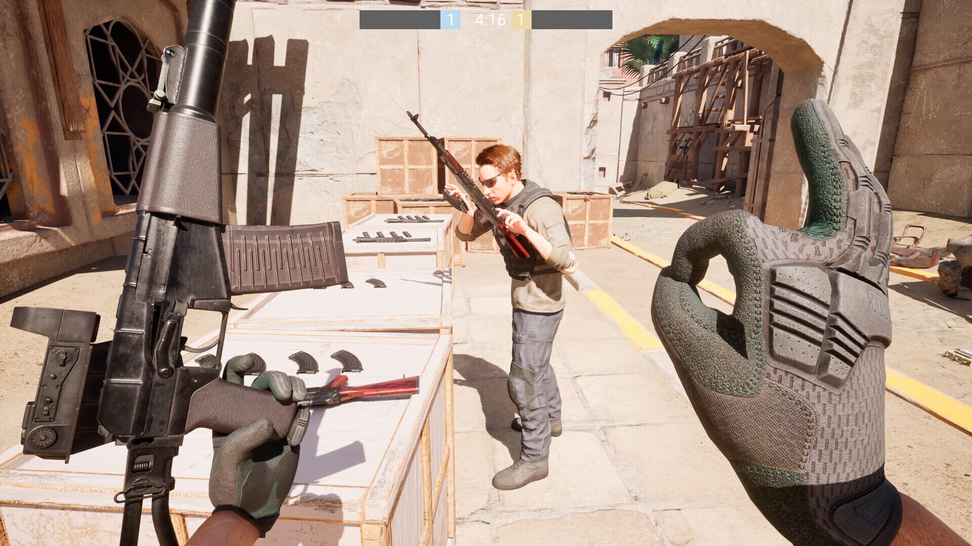 Screenshot for Hand Simulator: Shooter