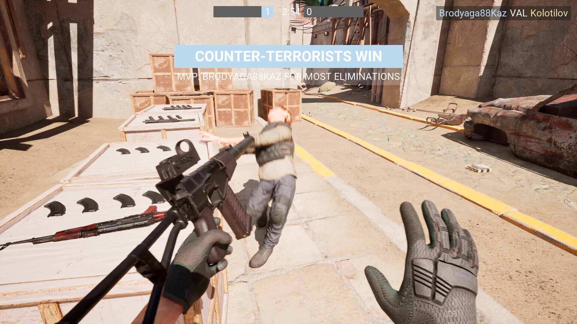 Screenshot for Hand Simulator: Shooter
