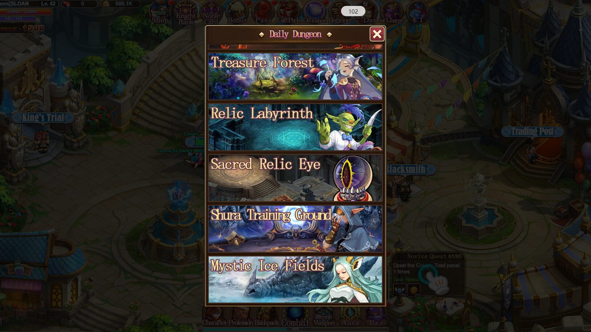 Screenshot for Runes of Legend