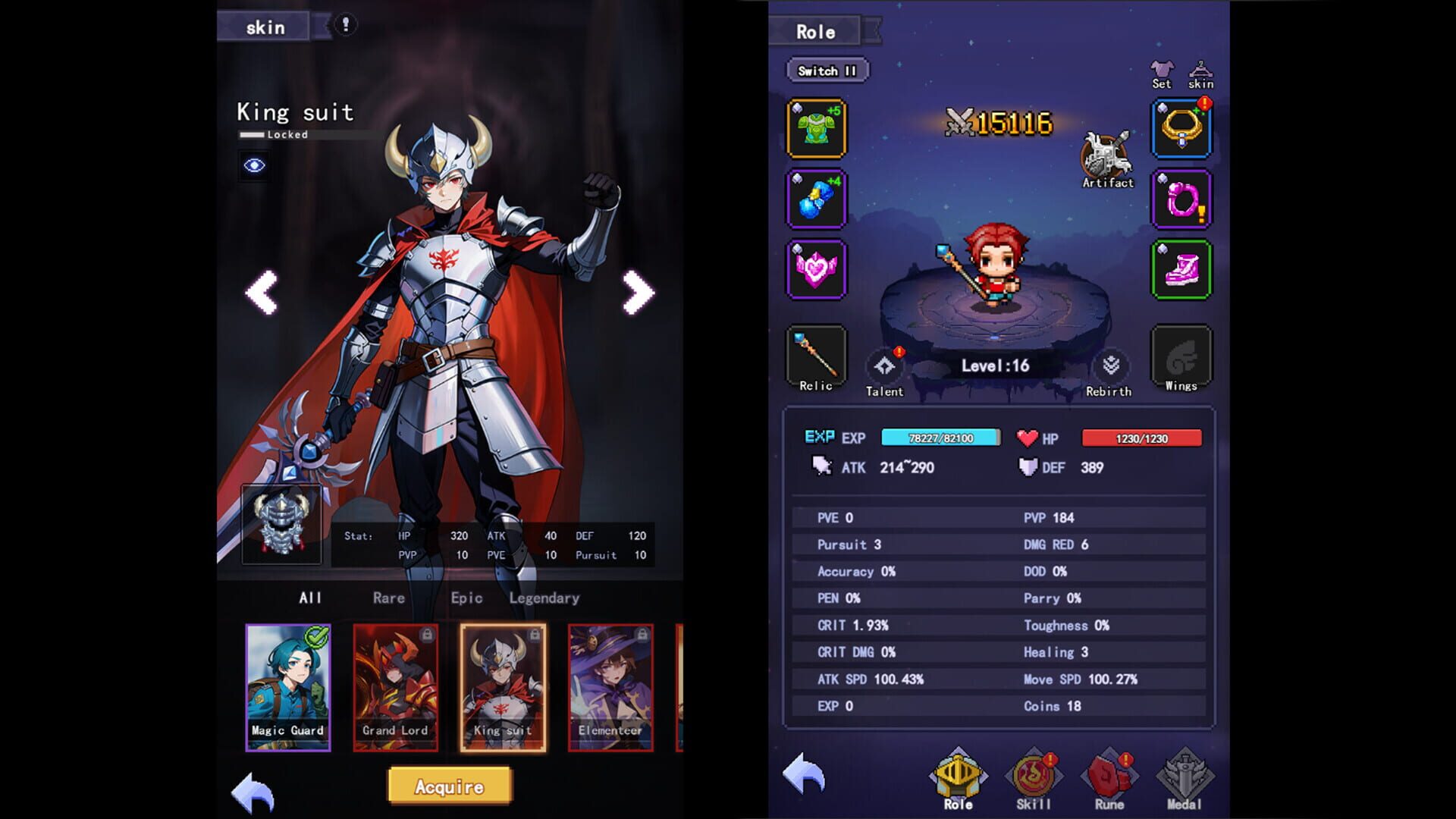 Screenshot for Pixel Dungeon RPG