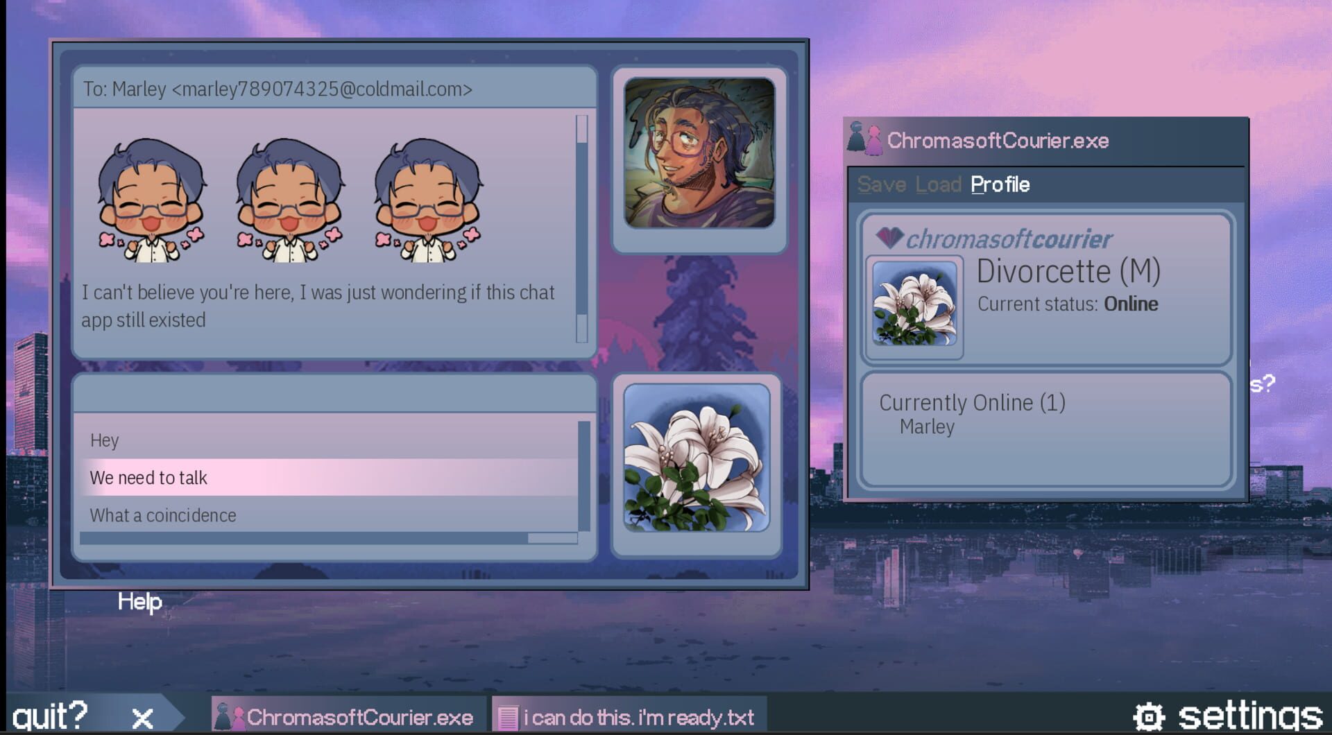 Screenshot for Divorce Chatroom