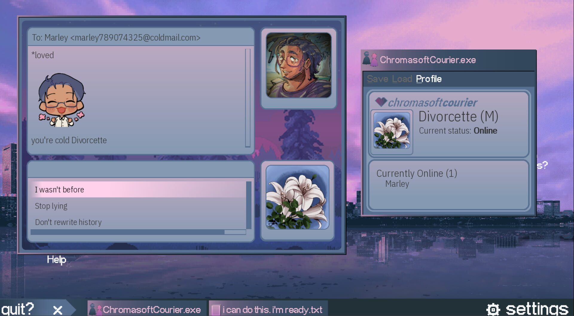 Screenshot for Divorce Chatroom