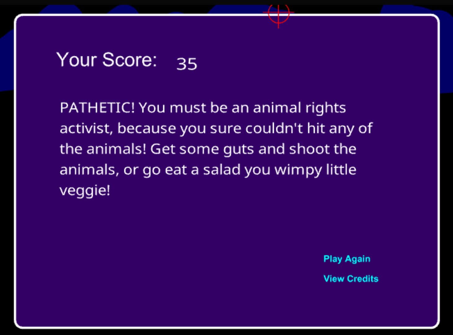Screenshot for PETA: Painful Extinction Through Assault